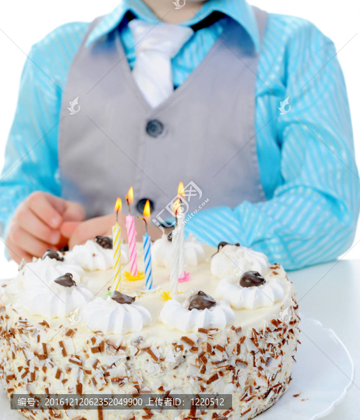 美麗小男孩生日快樂