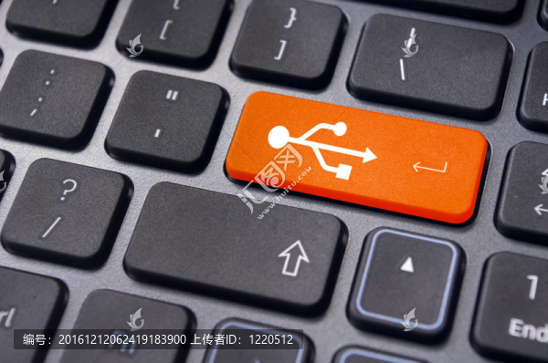 USB信號輸入鍵盤按鍵；USB準備