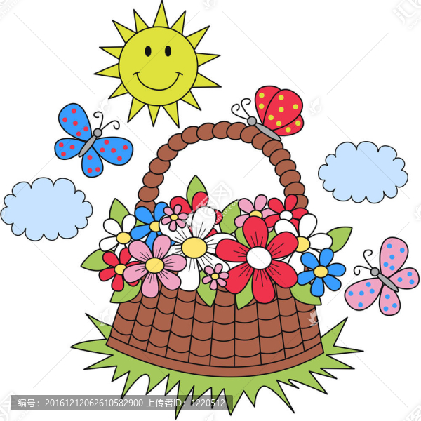 夏日陽(yáng)光花蝴蝶