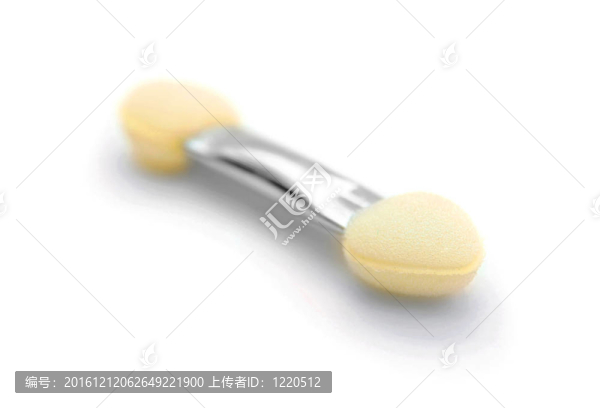 化妝套刷。在白色背景上。