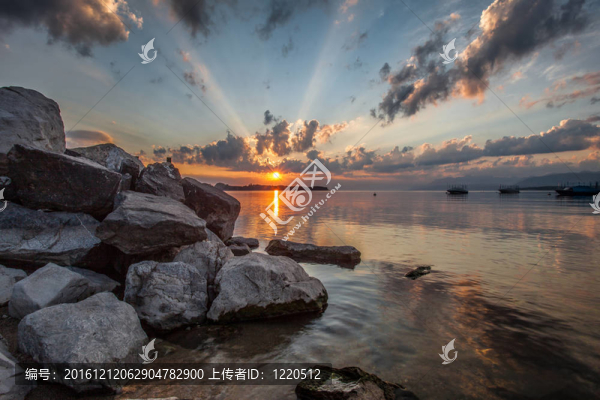 日內(nèi)瓦湖的日出