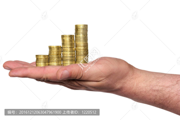商業(yè)圖表是由金幣在手