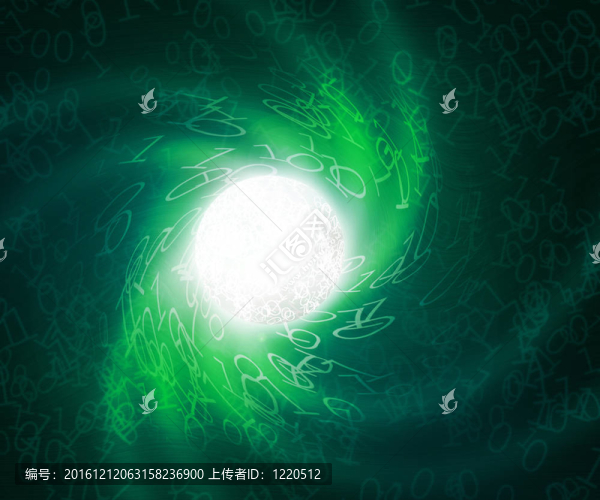 綠色二進(jìn)制抽象背景