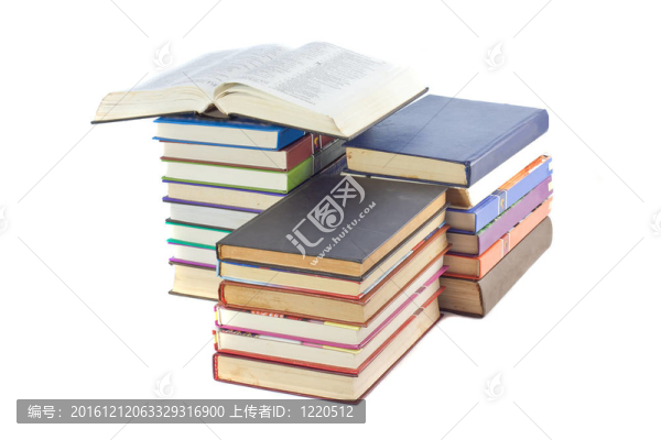 堆書