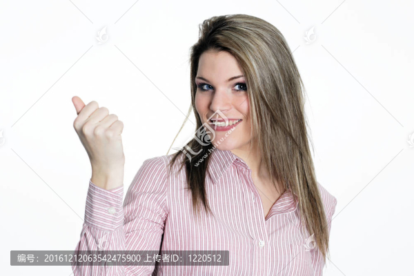 年輕的成功的女人