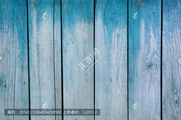 木漆成藍(lán)色特寫