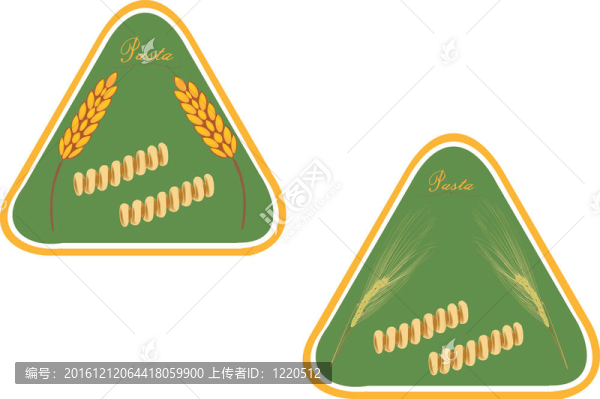 面食小麥和大麥的標(biāo)志