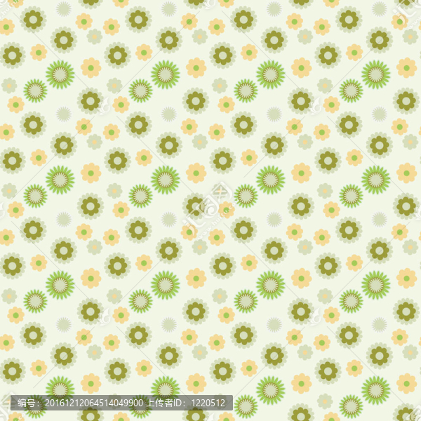 無縫花卉圖案