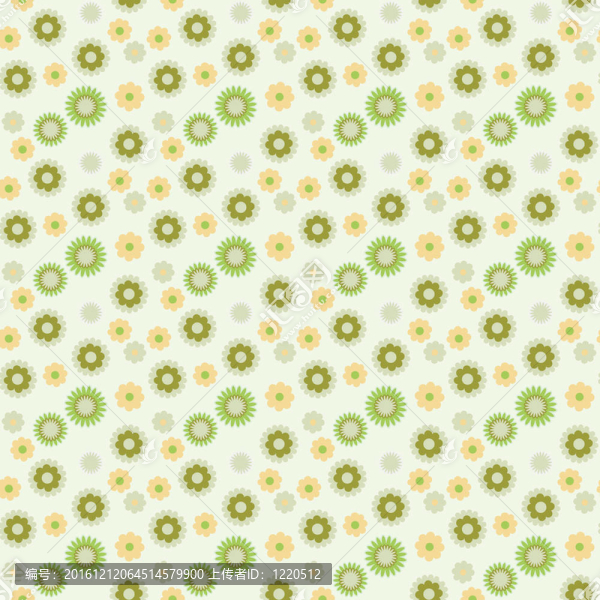 無縫花卉圖案