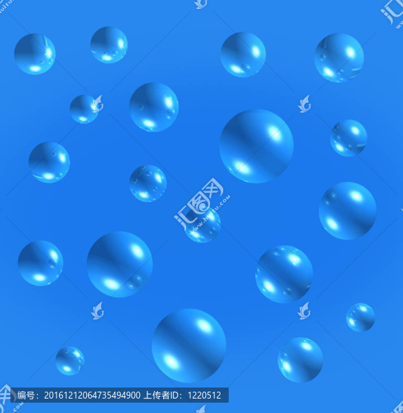 氣泡藍(lán)色抽象背景