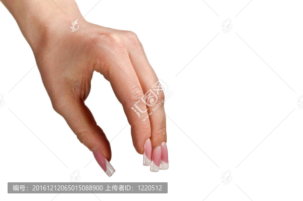女性的手