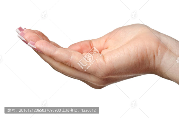 張開的手