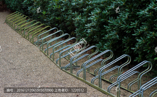 停放自行車