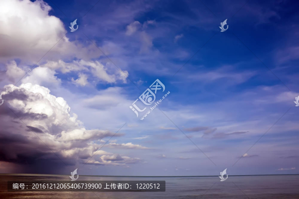 風(fēng)暴即將來到大海