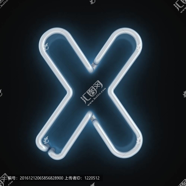 霓虹字體字母