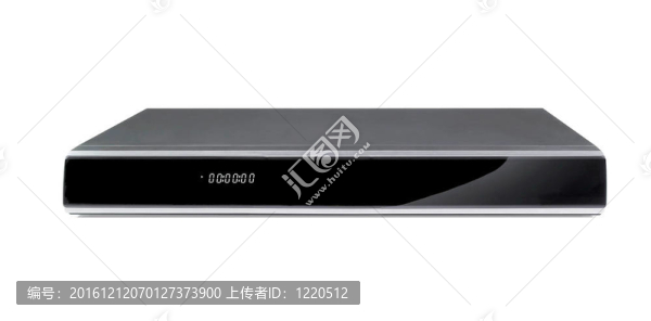 黑色的DVD播放器