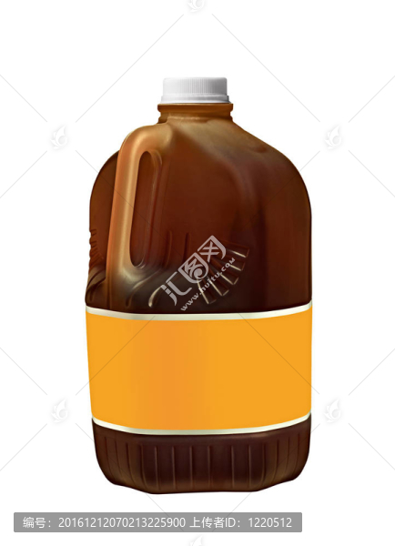 一加侖的塑料壺綠茶
