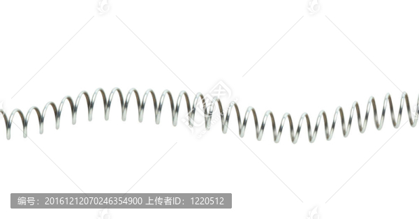 白色金屬彈簧