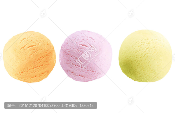 白色背景冰淇淋甜點(diǎn)
