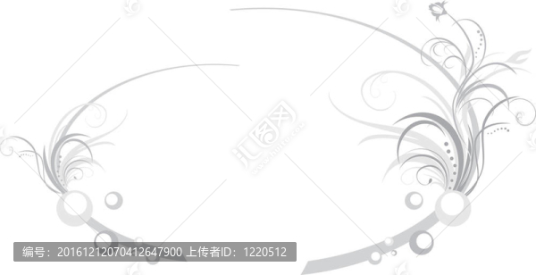 兩種花卉元素設(shè)計(jì)