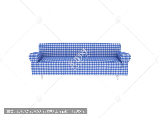 藍(lán)色沙發(fā)3D