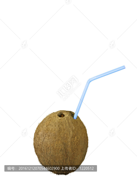 白色的椰子