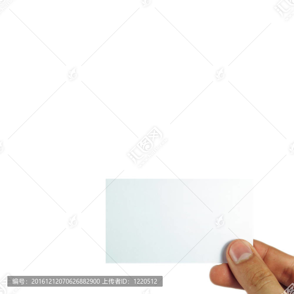 女性名片。工作室孤立