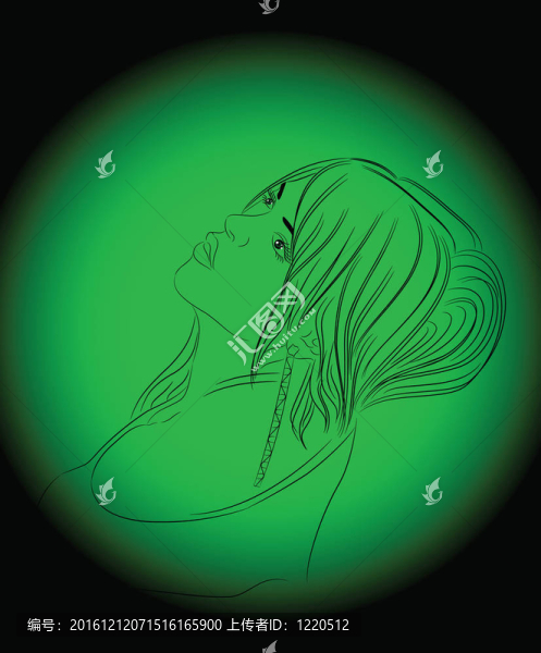 美麗少女的畫(huà)像