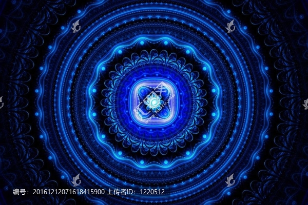 藍(lán)色曼陀羅