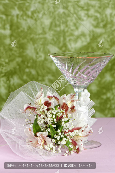 鮮花和糖果盒的布置