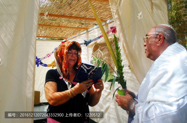 在猶太節(jié)日住棚節(jié)祈禱派