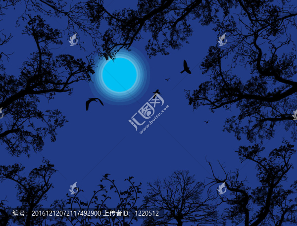 樹對(duì)藍(lán)色的樹枝