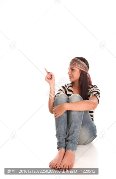 女人指向