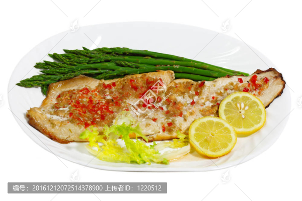 烤鮭魚蘆筍
