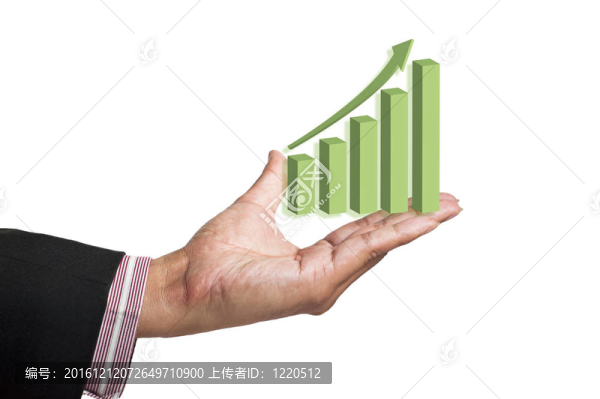 商人手上的圖形