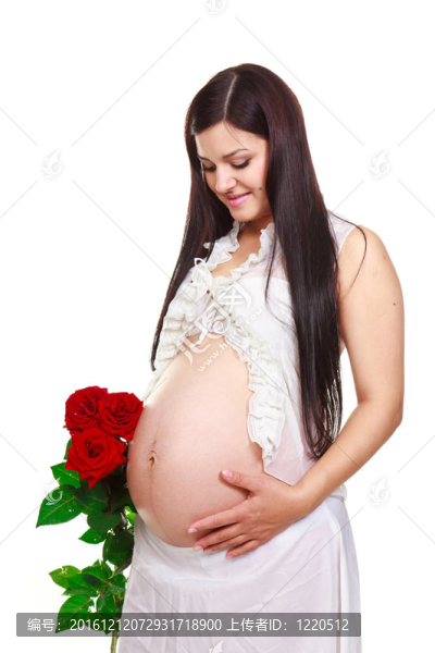 美麗的孕婦花
