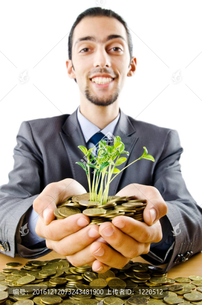 商人用金苗和金幣
