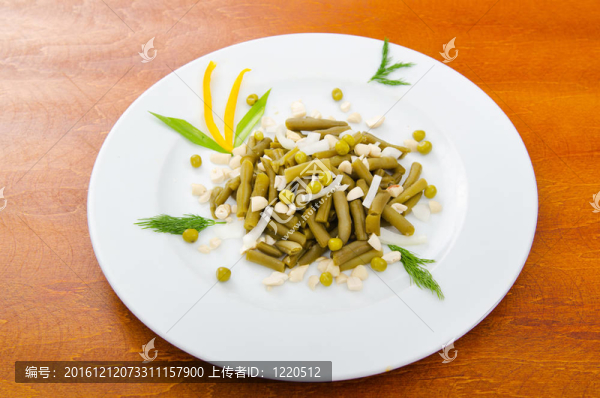 綠豆色拉盤