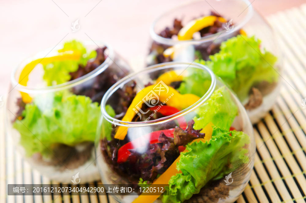 新鮮健康沙拉碗