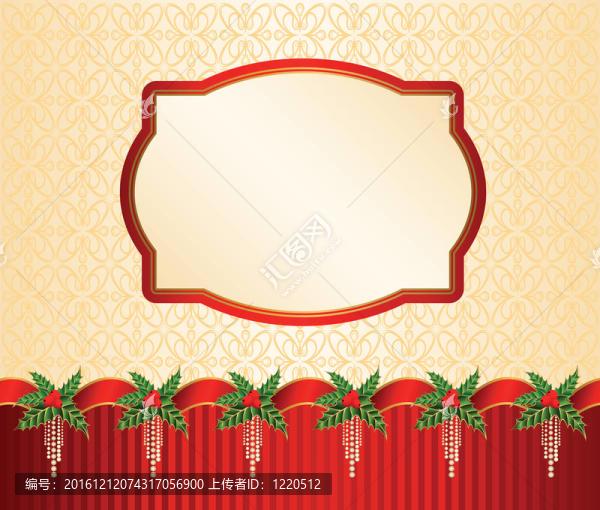 背景的花環(huán)。