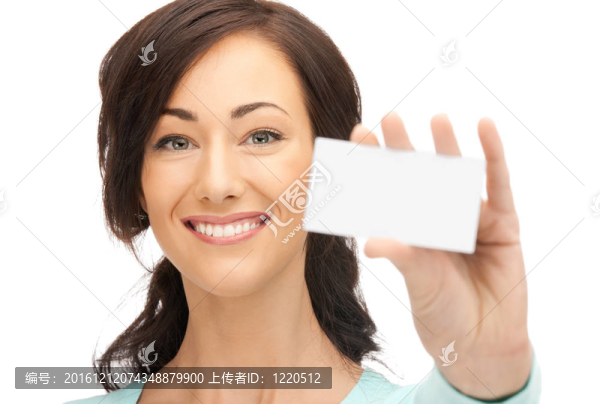帶名片的女人