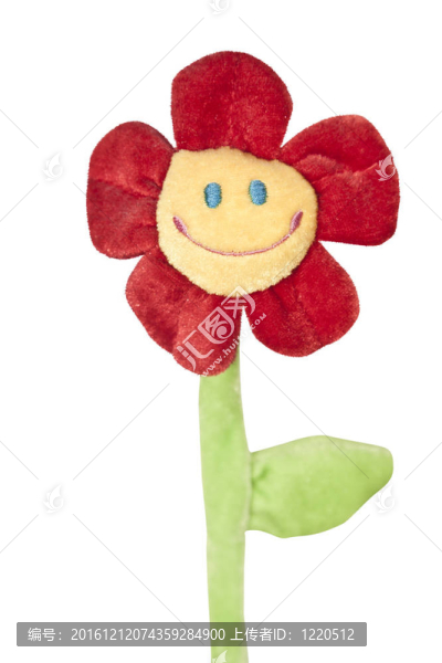 五顏六色的快樂花在白色上分離