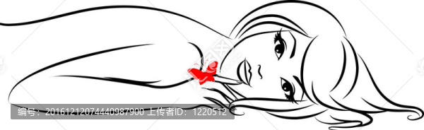 性感美女剪影
