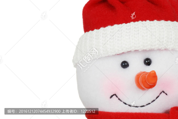 大雪人的臉