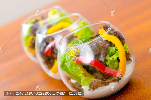 新鮮健康沙拉碗