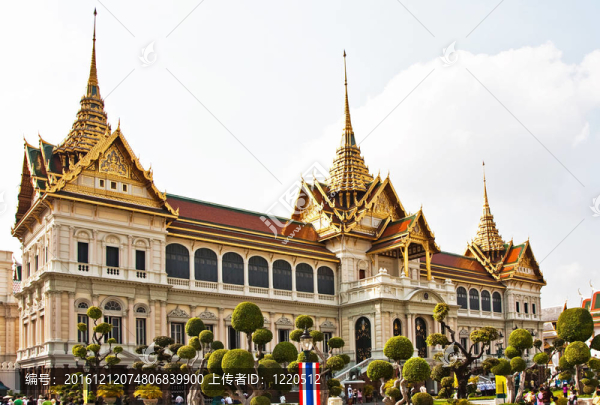 在曼谷宮殿的Chakri,Maha,Prasat