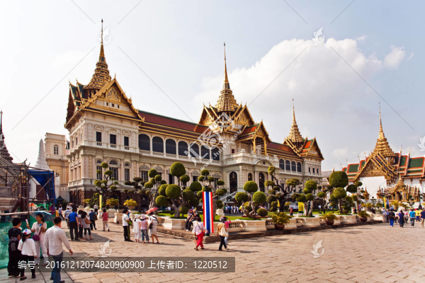 在曼谷宮殿的Chakri,Maha,Prasat