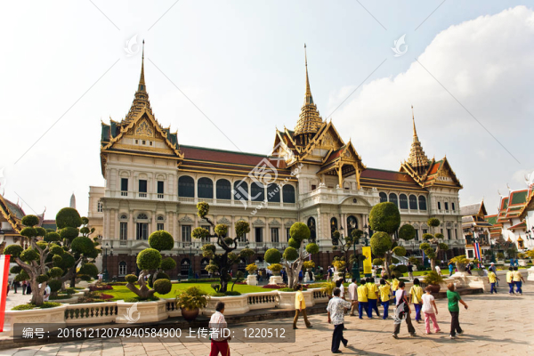 在曼谷宮殿的Chakri,Maha,Prasat