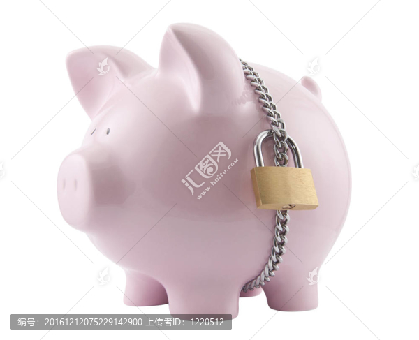 小豬銀行擔保的掛鎖