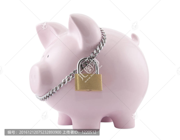 小豬銀行擔保的掛鎖
